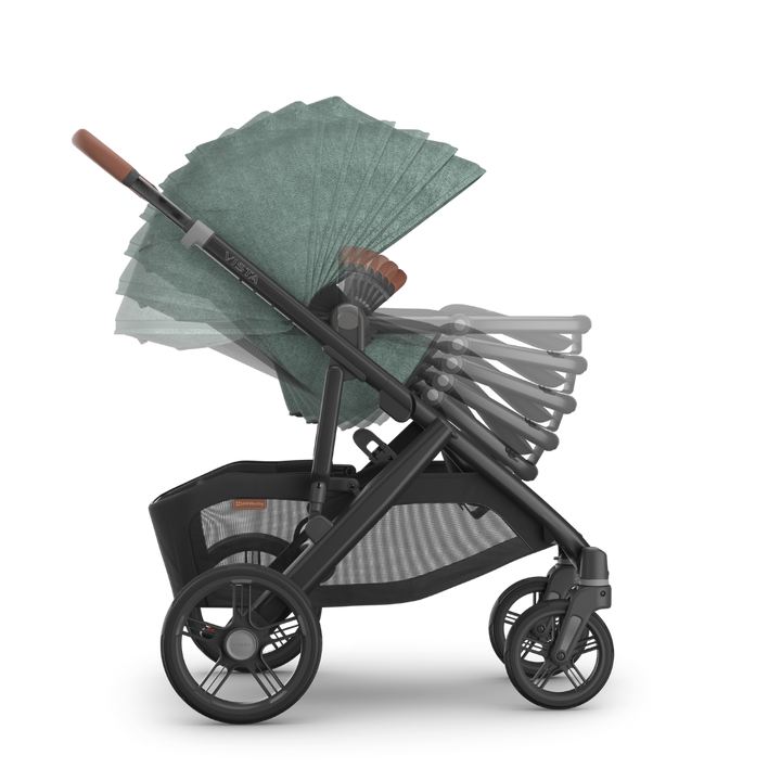 UPPAbaby VISTA V3 Pushchair + Carrycot - Gwen - Green Mélange