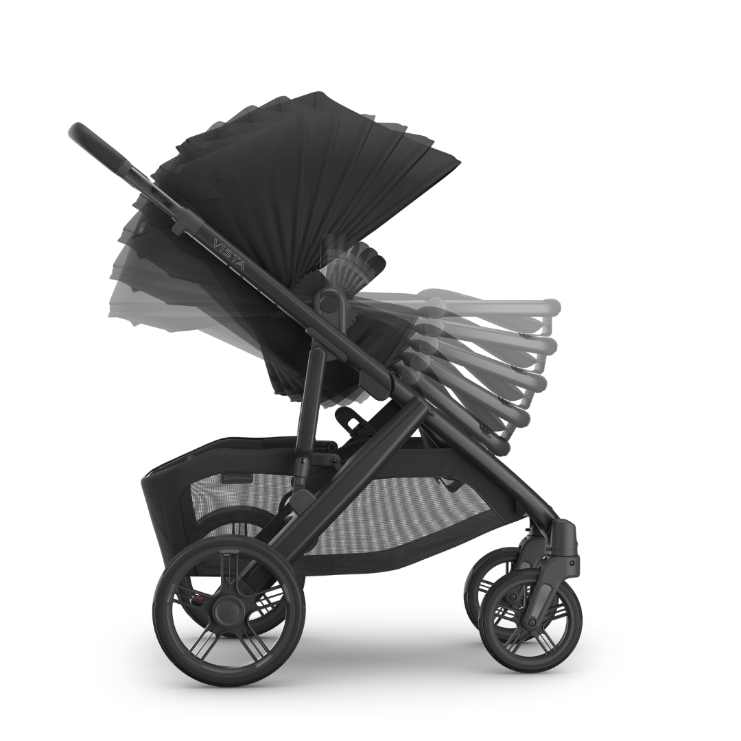 UPPAbaby VISTA V3 Pushchair + Carrycot - Jake - Black