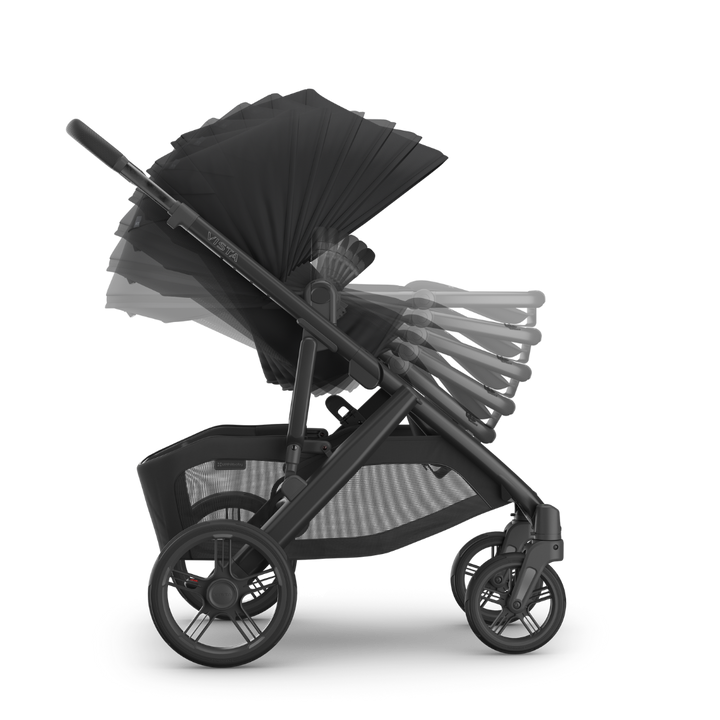 UPPAbaby VISTA V3 Pushchair + Carrycot - Jake - Black