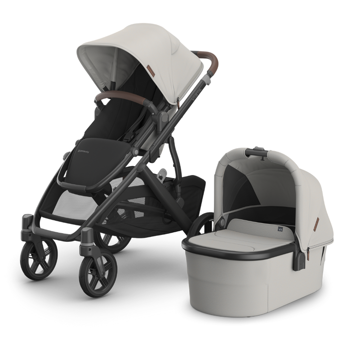 UPPAbaby VISTA V3 Pushchair + Carrycot - Savannah - Pearl Grey