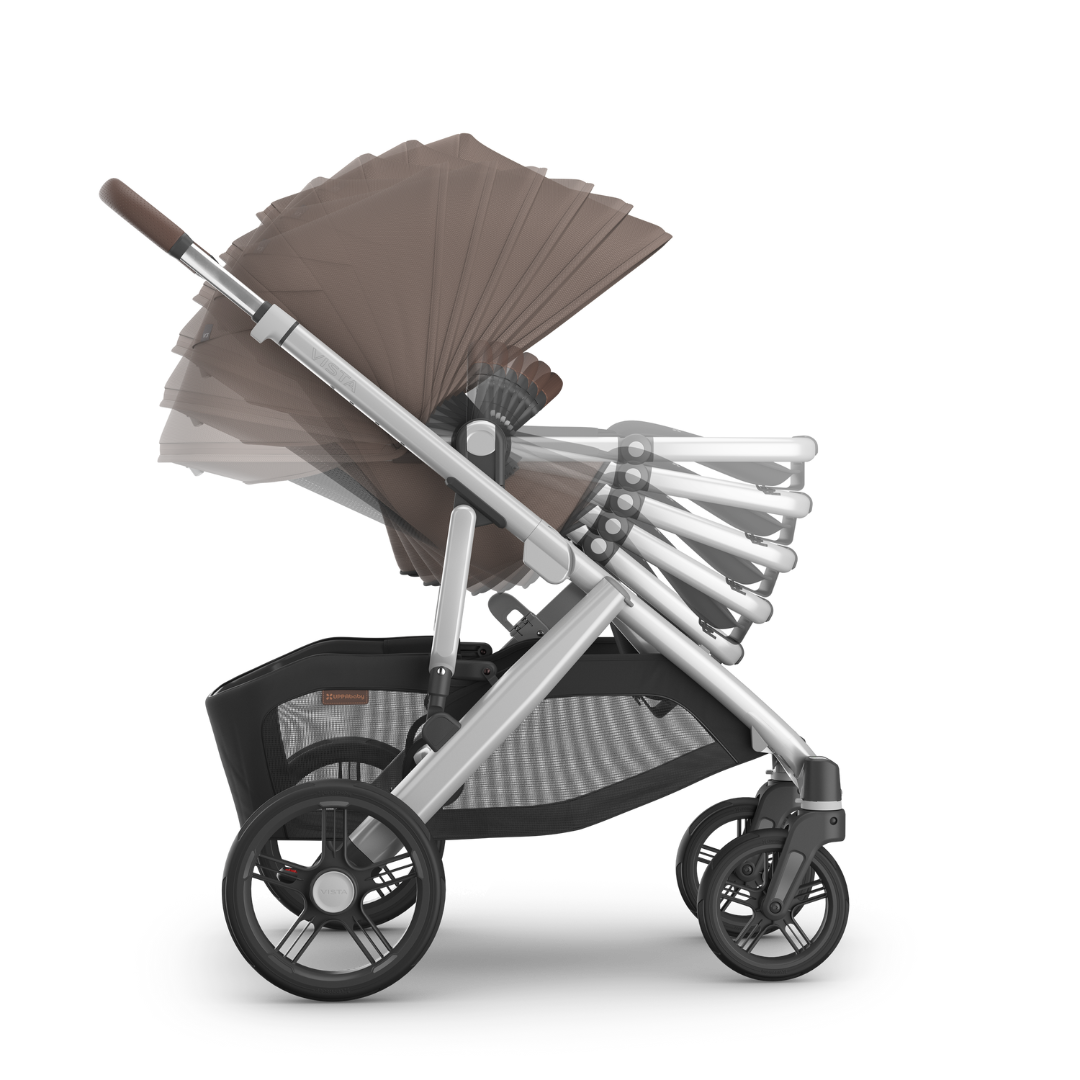 UPPAbaby VISTA V3 Pushchair + Carrycot - Theo - Dark Taupe