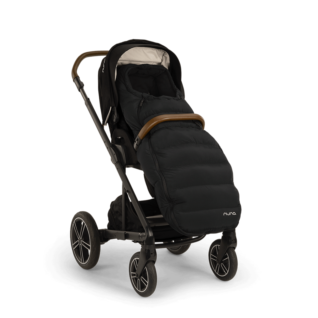 Nuna Stroller Footmuff with Gloves and Bag - Caviar