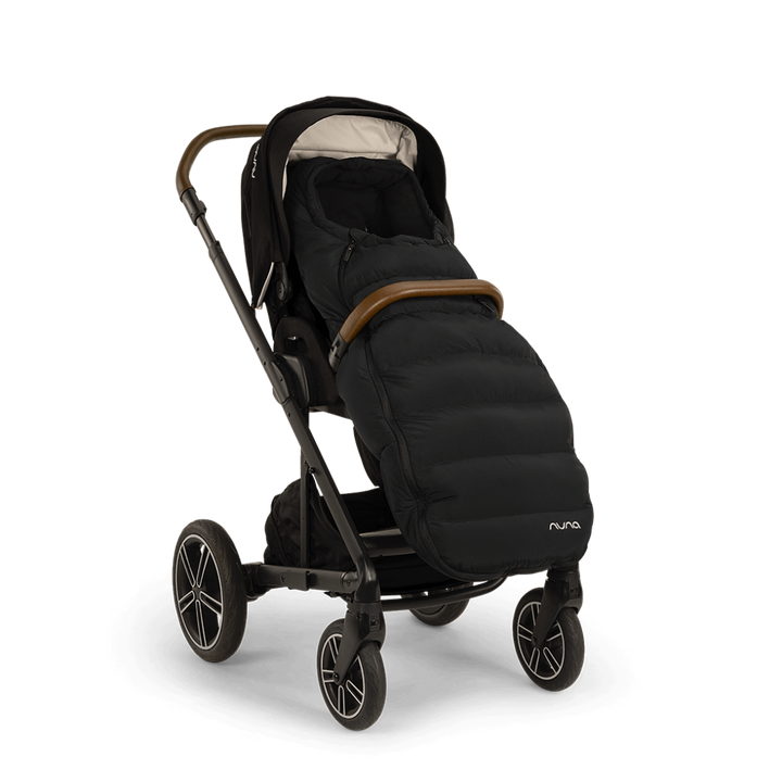 Nuna Stroller Footmuff with Gloves and Bag - Caviar