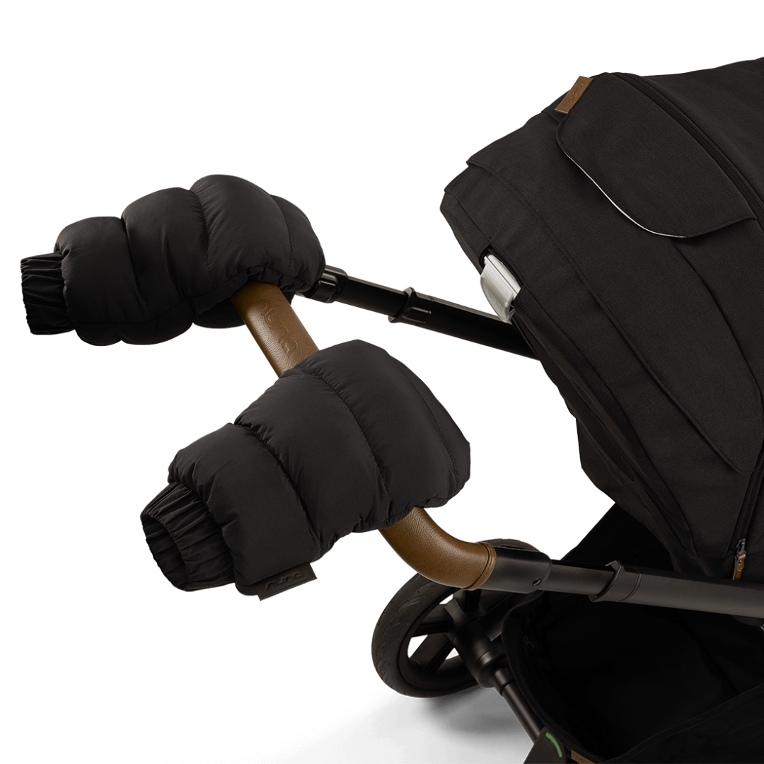 Nuna Stroller Footmuff with Gloves and Bag - Caviar