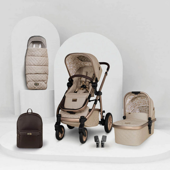 Cosatto Wow 3 Pram and Accessories Bundle - Whisper