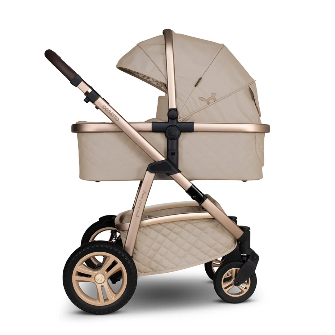 Cosatto Wow 3 Pram and Accessories Bundle - Whisper