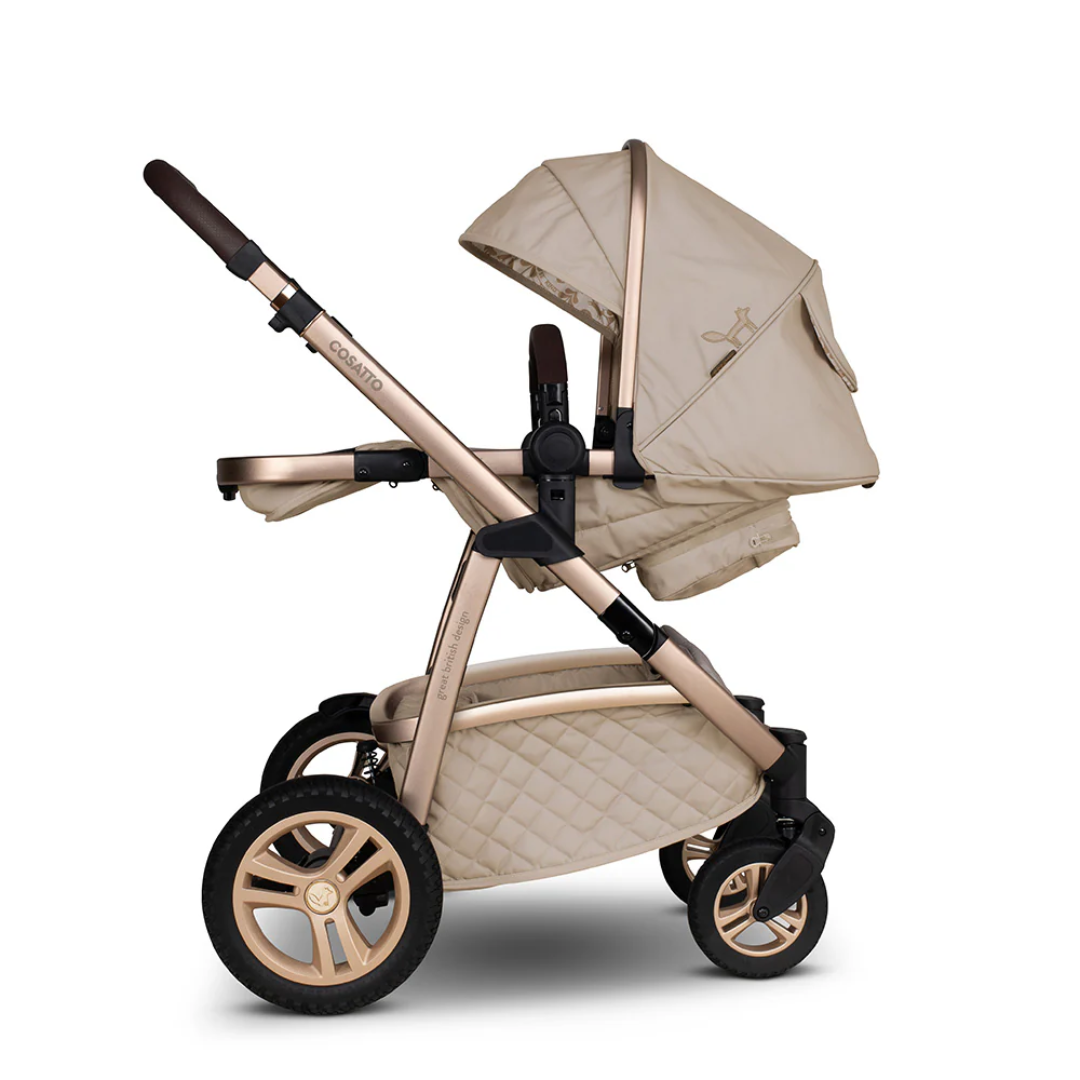 Cosatto Wow 3 Pram and Accessories Bundle - Whisper