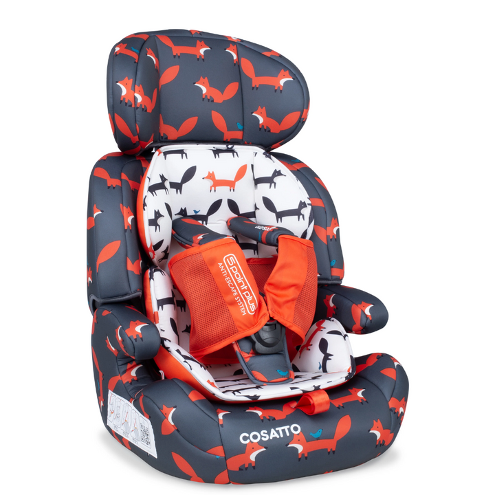 Cosatto Zoomi Group 123 Car Seat - Charcoal Mister Fox