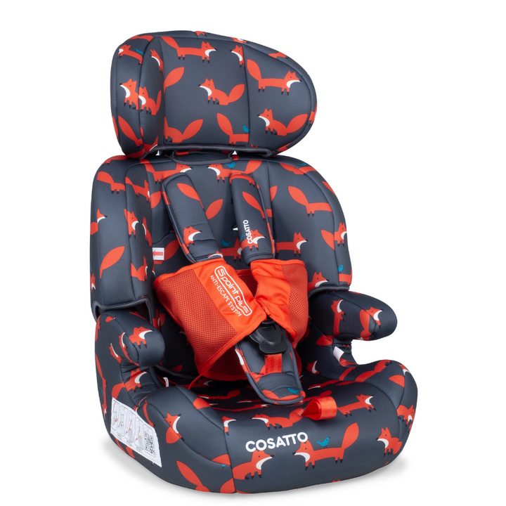 Cosatto Zoomi Group 123 Car Seat - Charcoal Mister Fox