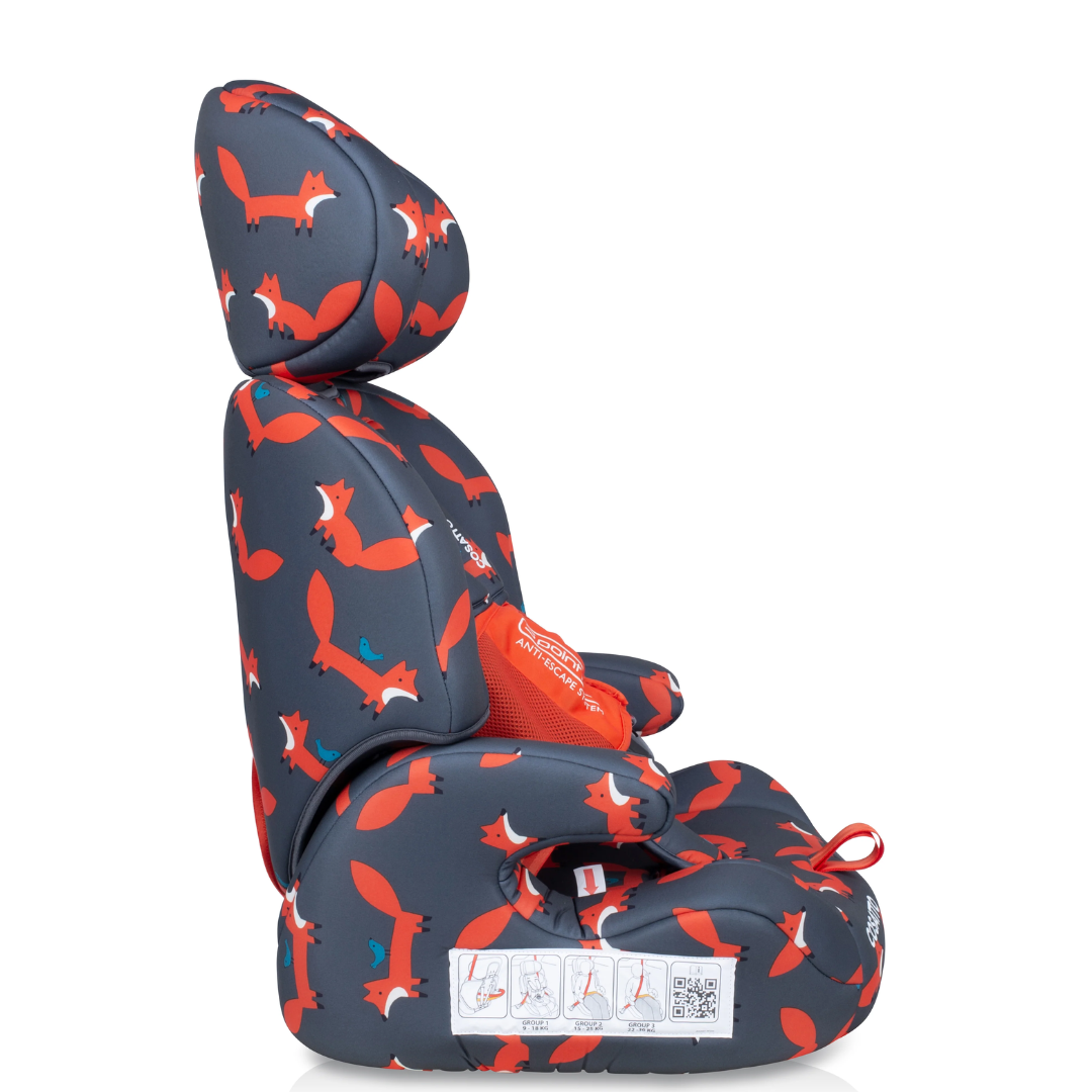 Cosatto Zoomi Group 123 Car Seat - Charcoal Mister Fox